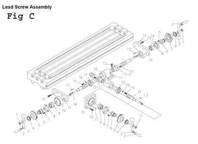 Fig-1 Diagram and Parts List for JTM-4VS 690430 Jet Mill