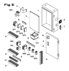 Fig-7 Diagram and Parts List for 698070  Jet Mill