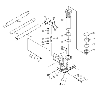 Page 1 Diagram and Parts List for 655557  Jet Jack