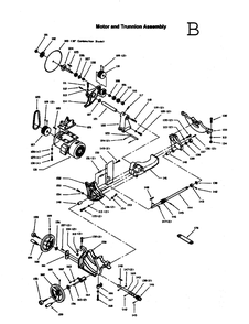 Fig-2 Diagram and Parts List for 708536PK  Jet Table Saw