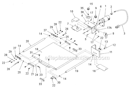 Part Location Diagram of JT9-994534 Jet ON-OFF SWITCH