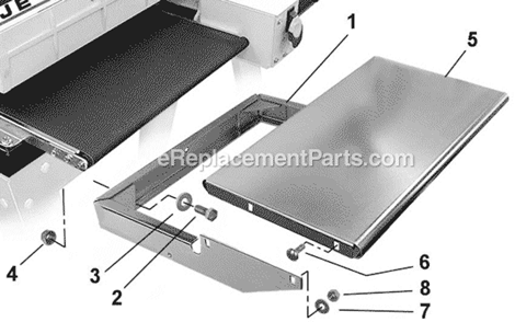 Part Location Diagram of 11-9103 Jet Flat Washer- Hardened