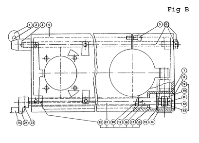 Fig-2 Diagram and Parts List for J-A4008M-PF4 354041 Jet Drill Press