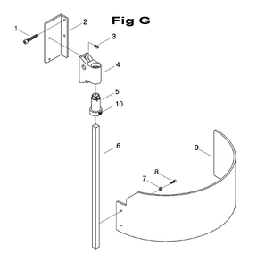 Fig-G Diagram and Parts List for 690602  Jet Mill
