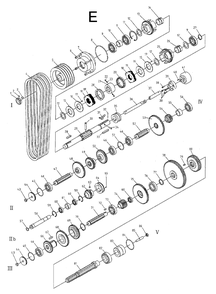 Fig-5 Diagram and Parts List for 321860  Jet Lathe