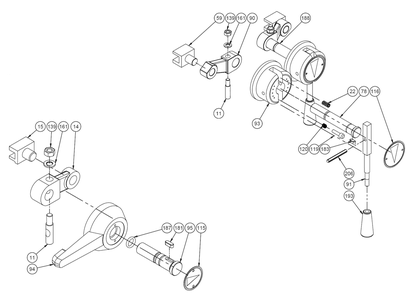 Fig-1 Diagram and Parts List for J-2360 354051 Jet Drill Press
