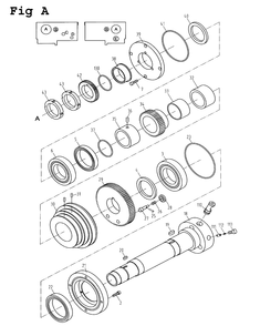 Fig-1 Diagram and Parts List for BDB-1340A 321108 Jet Lathe
