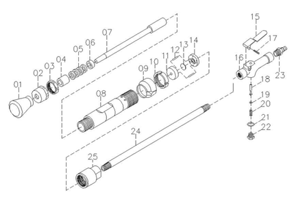 Fig-0 Diagram and Parts List for 550603  Jet Sander