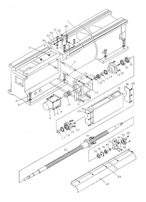 Fig-0 Diagram and Parts List for 320930  Jet Lathe