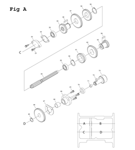 Part Location Diagram of JT9-EBL1236VS-B53 Jet COVER