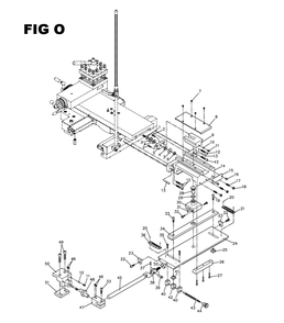 Fig-21 Diagram and Parts List for EGH-1760 892559 Jet Lathe
