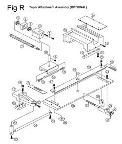 Fig-23 Diagram and Parts List for 311450  Jet Lathe