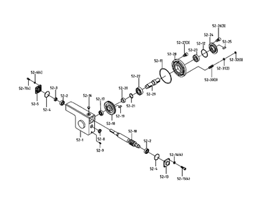 Fig-2 Diagram and Parts List for 414486  Jet Table Saw