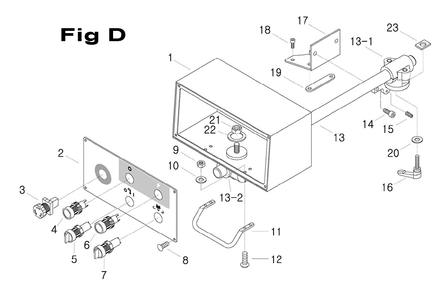 Fig-5 Diagram and Parts List for 698111  Jet Mill