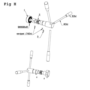 Fig-10 Diagram and Parts List for J-A2608M-PF4 354031 Jet Drill Press