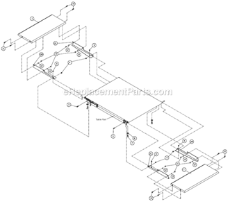 Part Location Diagram of 12-0152 Jet Square Nut