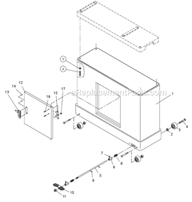 Part Location Diagram of CM9-2244PLUS-401 Jet BASE