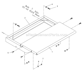 Part Location Diagram of 2244PLUS-505 Jet Carriage Bolt