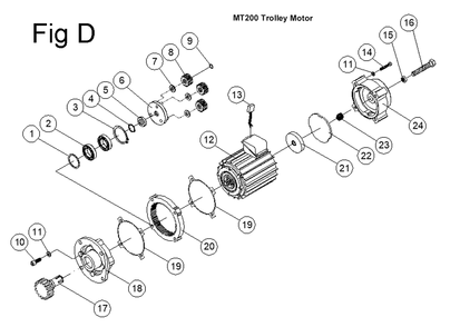 Fig-4 Diagram and Parts List for 140183  Jet Hand Truck & Dolly
