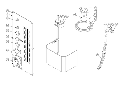 Part Location Diagram of 6011111 Jet Faucet holder