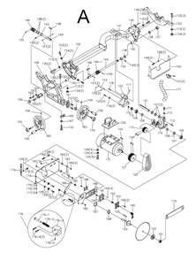 Fig-1 Diagram and Parts List for 708679PK  Jet Table Saw