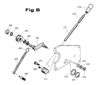 Fig-14 Diagram and Parts List for 321378  Jet Lathe