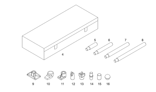 Fig-0 Diagram and Parts List for BRK-10T 680110 Jet Miscellaneous