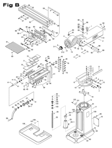 Fig-3 Diagram and Parts List for 698116  Jet Mill