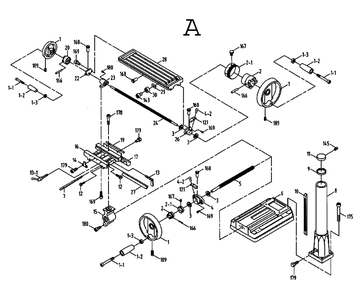 Fig-1 Diagram and Parts List for 350017  Jet Mill