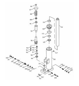 Fig-1 Diagram and Parts List for 140521  Jet Hand Truck & Dolly