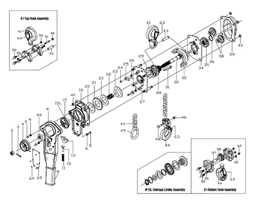 Page 1 Diagram and Parts List for 187797  Jet Hoist & Winch