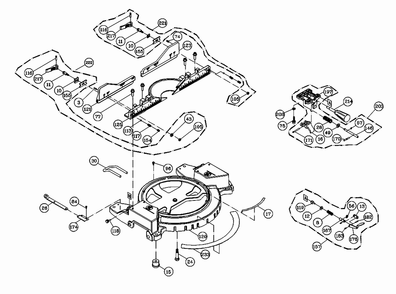 Fig-2 Diagram and Parts List for 707120  Jet Table Saw
