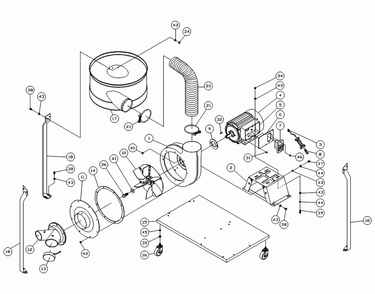 Fig-0 Diagram and Parts List for 708636K  Jet Dust Collector