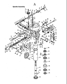 Fig-1 Diagram and Parts List for 690918  Jet Mill