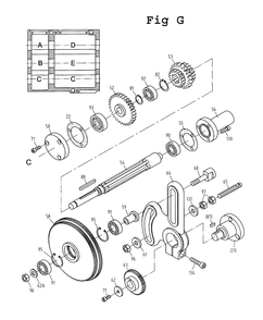 Fig-7 Diagram and Parts List for BDB-1340A 321108 Jet Lathe