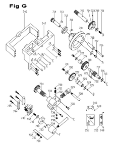 Fig-15 Diagram and Parts List for 321379  Jet Lathe