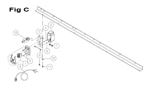 Fig-4 Diagram and Parts List for 725005K  Jet Table Saw