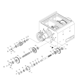 Fig-2 Diagram and Parts List for EGH-1740 892509 Jet Lathe