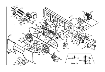 Fig-2 Diagram and Parts List for 414476  Jet Table Saw