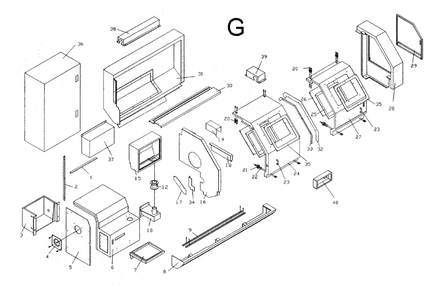 Fig-7 Diagram and Parts List for 320930  Jet Lathe