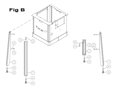 Part Location Diagram of JT9-JPS10TSC-301 Jet LEG