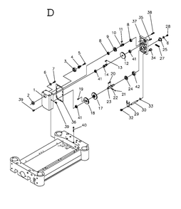 Fig-4 Diagram and Parts List for 708544  Jet Planer Jointer