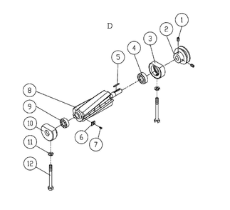 Fig-4 Diagram and Parts List for 708466DXK  Jet Planer Jointer