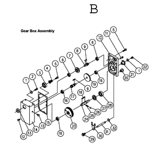 Fig-2 Diagram and Parts List for 708531  Jet Planer Jointer