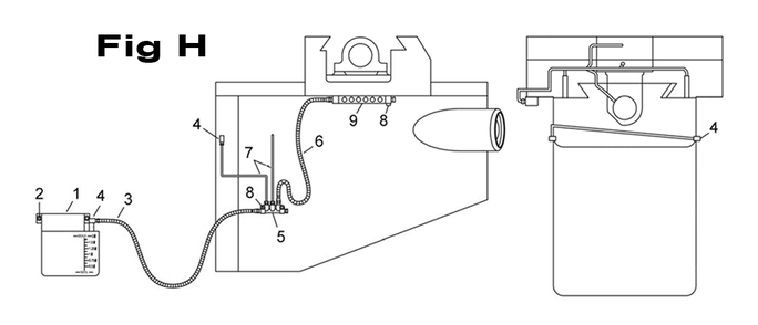 Fig-4 Diagram and Parts List for 698086  Jet Mill