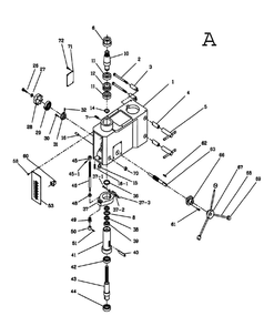 Fig-1 Diagram and Parts List for 354210  Jet Drill Press
