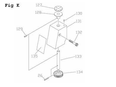 Part Location Diagram of JT9-EBL1236VS-G135 Jet THREADING PLATE