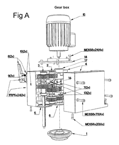 Part Location Diagram of 2X08772 Jet Gear box complete