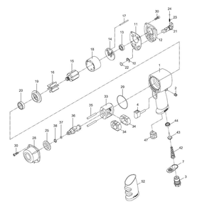 Part Location Diagram of JT9-JSM7572-67 Jet DAMPING MATERIAL