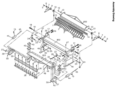 Page 1 Diagram and Parts List for 752102-BP-1696H  Jet Metal Work & Weld